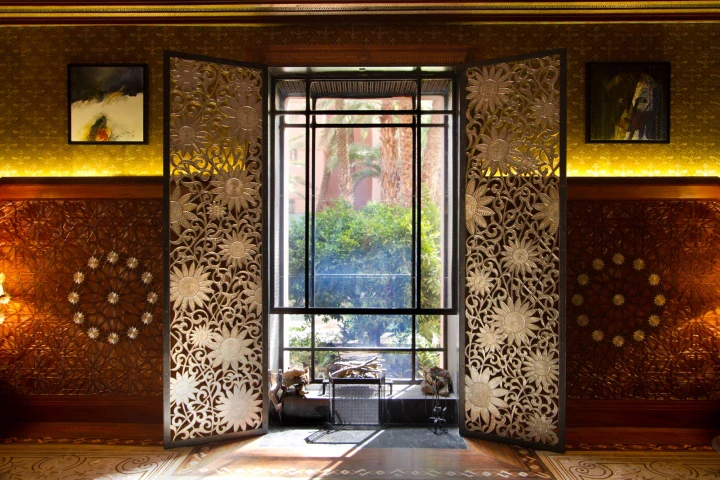 Royal Mansour Art Deco Chimney Doors 